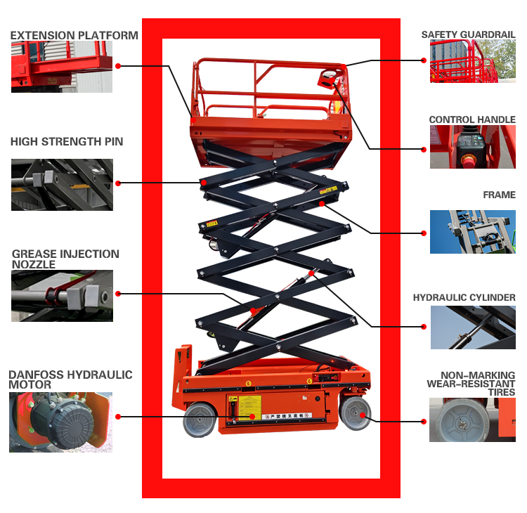 Wheeled Scissor Lift 