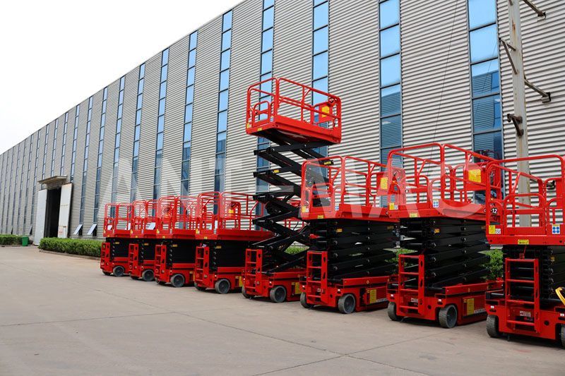 безопасная система для ножничных платформ