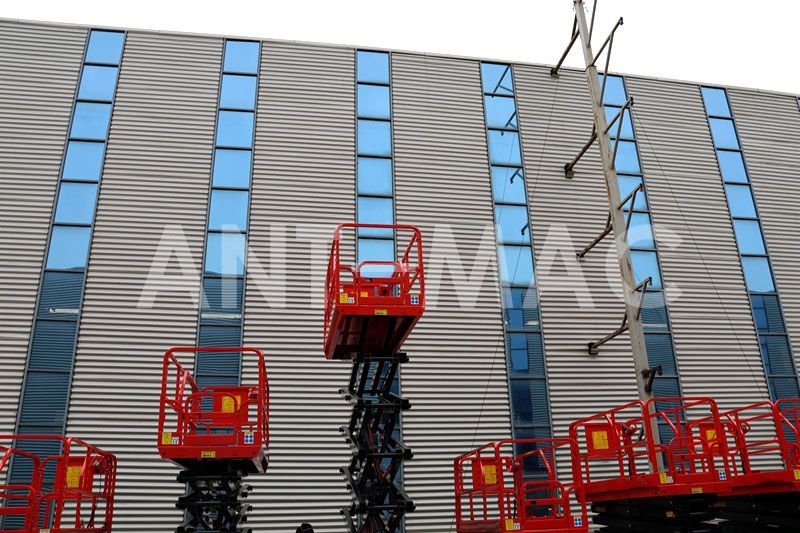 безопасная система для ножничных платформ