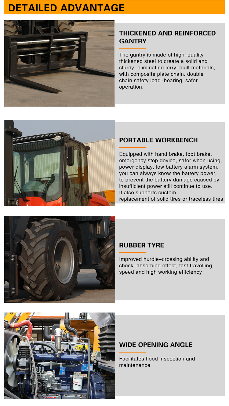 All-terrain forklift All-terrain forklift
