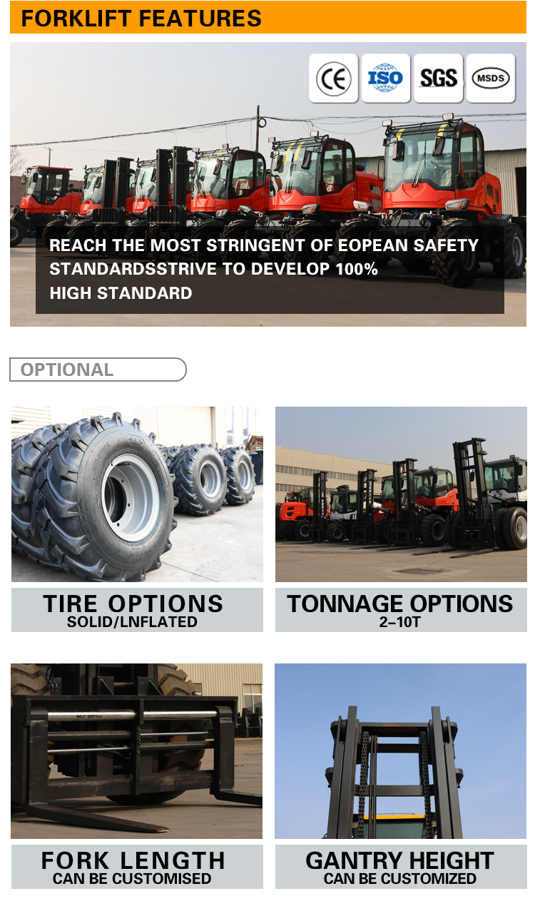 All-terrain forklift All-terrain forklift