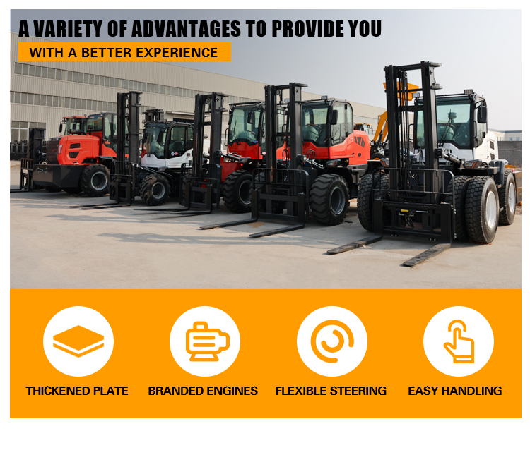 Heavy-duty off-road forklift