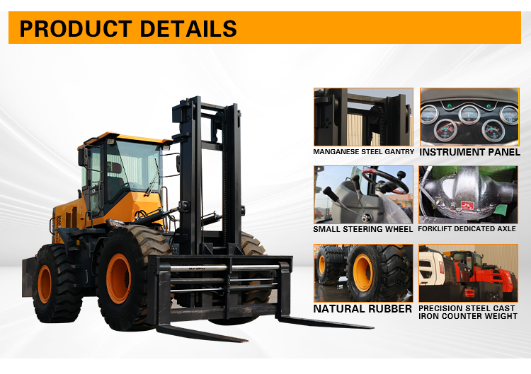 Super heavy-duty off-road forklift