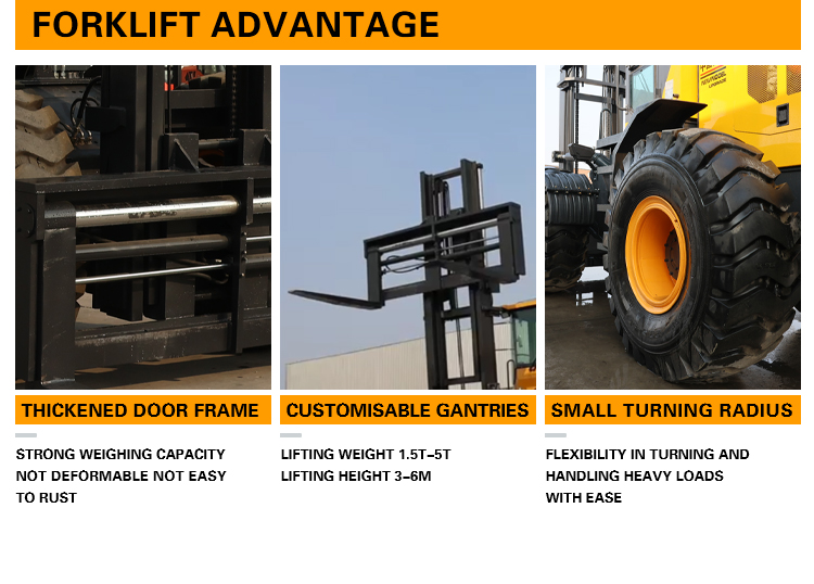 Super heavy-duty off-road forklift